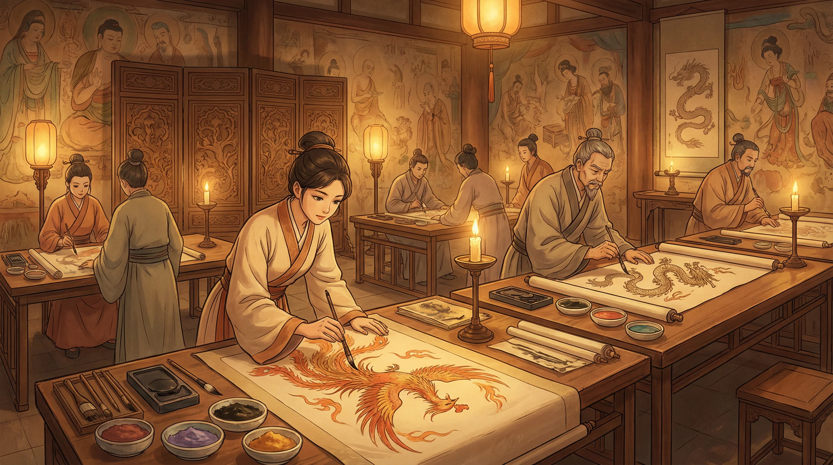 画师入驻 - fast路由器设置 国风动漫画师